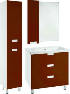 Тумба под раковину Bellezza Пегас 100см красный 00000007802